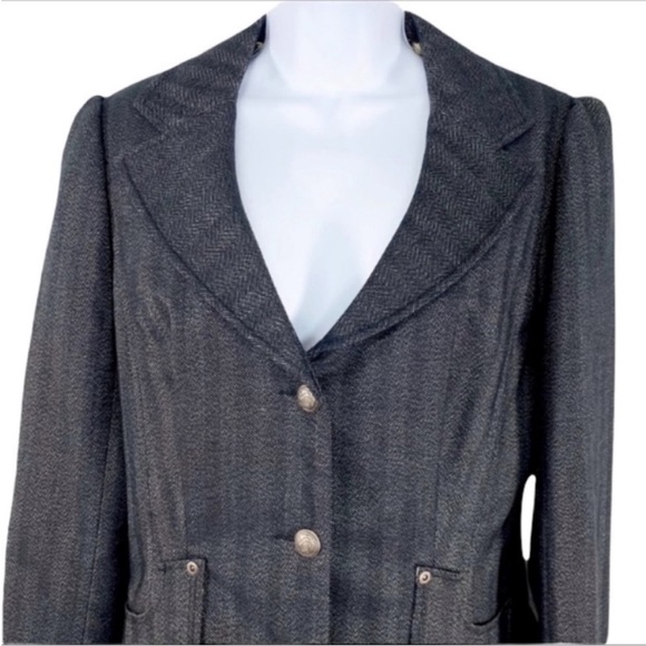 ATELIER striped floral lined jacket 6 - Picture 3 of 11